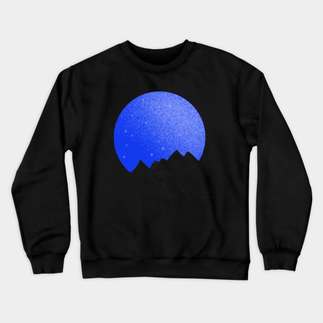 Blue PlanetFall Crewneck Sweatshirt by CazzyShop